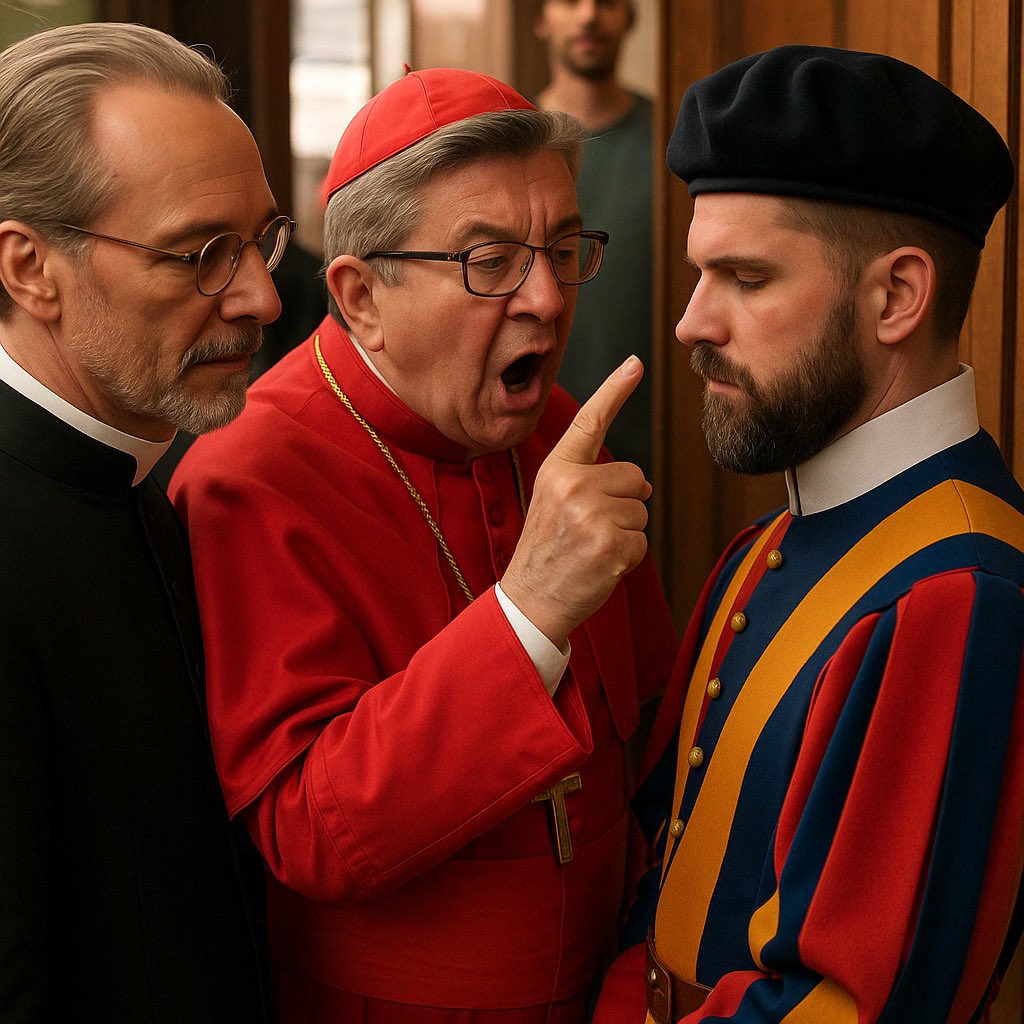 pelledichervo's tweet photo. ✝️🤔😂
"Le pape, c'est moi ! " https://t.co/L1Sr8WJibm