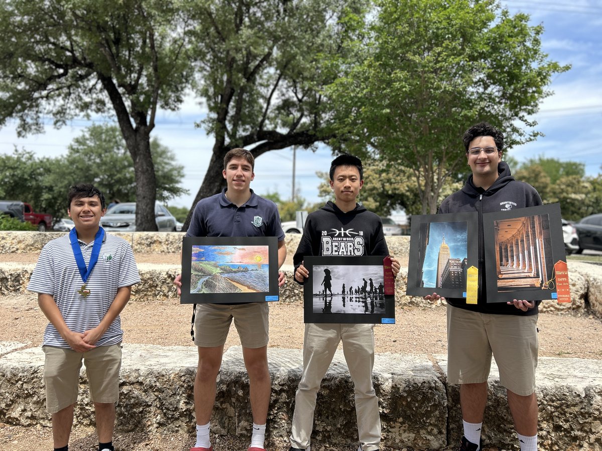 BrentwoodChristian (@bcsbears) on Twitter photo Congratulations to some of our students, Ralph Castillo, Luke Weed, Brian Wu, and Luke Sheth who participated and placed in the TAPPS Art competition this year! Congratulations to some of our students, Ralph Castillo, Luke Weed, Brian Wu, and Luke Sheth who participated and placed in the TAPPS Art competition this year!