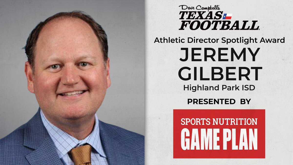 Dave Campbell's Texas Football — TexasFootball.com (@dctf) on Twitter photo Introducing Jeremy Gilbert, our first winner of the Athletic Director Spotlight Award presented by <a href="/BeefLovingTX/">Beef Loving Texans</a>!
Listen to Jeremy talk about what it means to be a recipient of the Athletic Director Spotlight Award!
<a href="/ScotsRecruiting/">Highland Park Scots Recruiting</a> | <a href="/hpisdschools/">Highland Park ISD</a>
youtu.be/vjt2d-cPivE Introducing Jeremy Gilbert, our first winner of the Athletic Director Spotlight Award presented by <a href="/BeefLovingTX/">Beef Loving Texans</a>!
Listen to Jeremy talk about what it means to be a recipient of the Athletic Director Spotlight Award!
<a href="/ScotsRecruiting/">Highland Park Scots Recruiting</a> | <a href="/hpisdschools/">Highland Park ISD</a>
youtu.be/vjt2d-cPivE