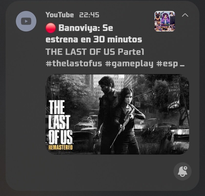 Vuelvo a jugar a #TheLastOfUs
Todos los días nuevo video en #YouTube
Y directos en #Twich
Banoviya.

Cualquier ayudita, seguir, comentar, like... Os lo agradezco en el 💜

youtu.be/fdpLEGkLeWg?si…