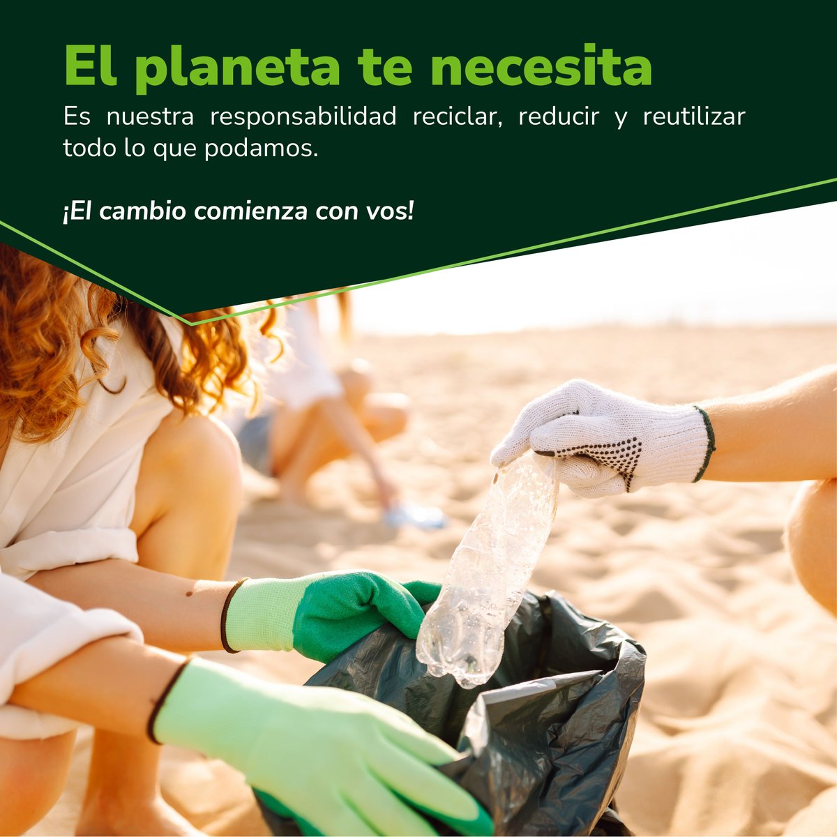 Nuestra responsabilidad es con el futuro 🌱
Cuidemos lo que tenemos.