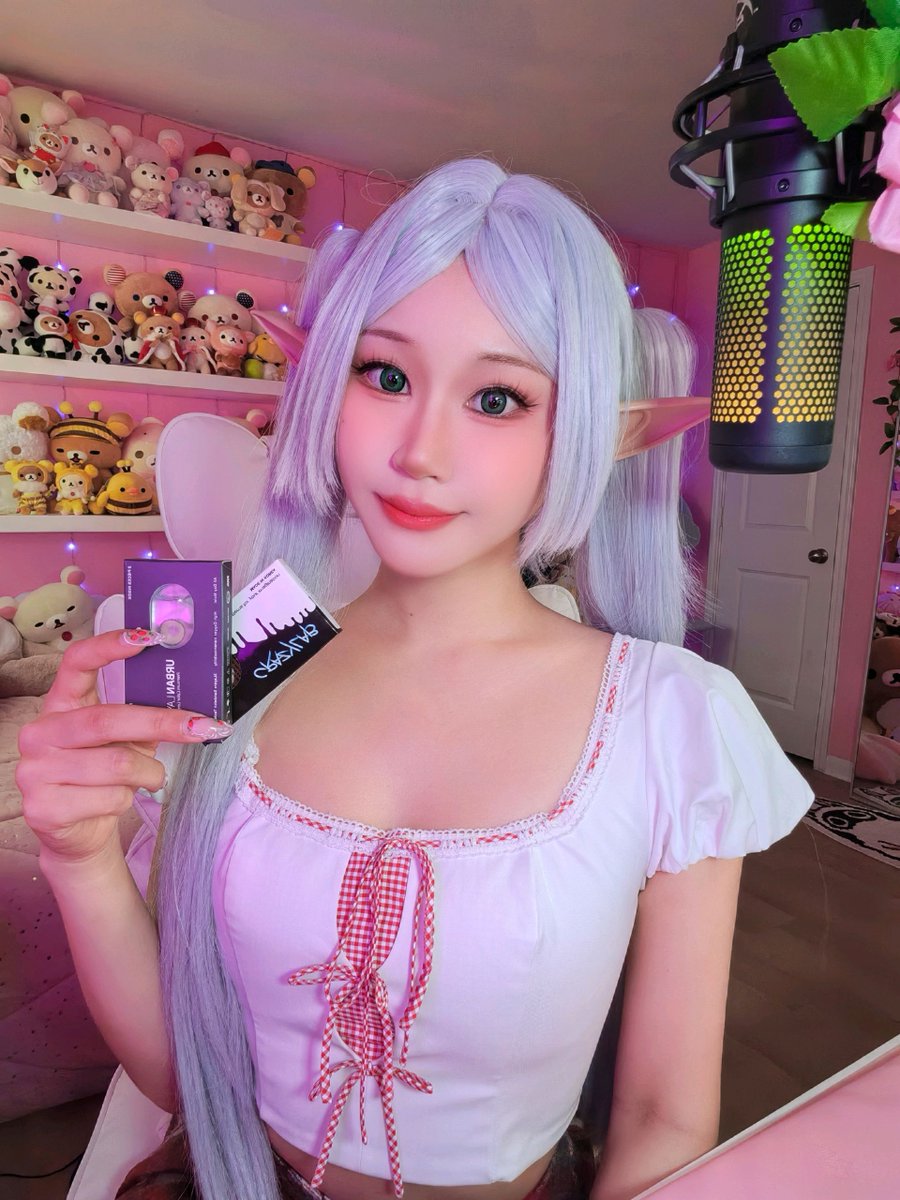 jennybellycos's tweet image. ✨New video alert! Check out my latest unboxing on YouTube! Huge thanks to @moco_queen for these amazing green lenses—perfect for my Frieren cosplay! 💚👁️ Use code JENNYBELLY for an exclusive discount #Cosplay #UnboxingFun #Frieren