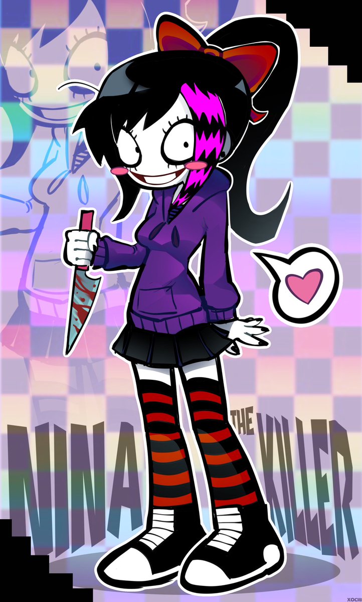NINA!! 🔪 💜 
#creepypasta