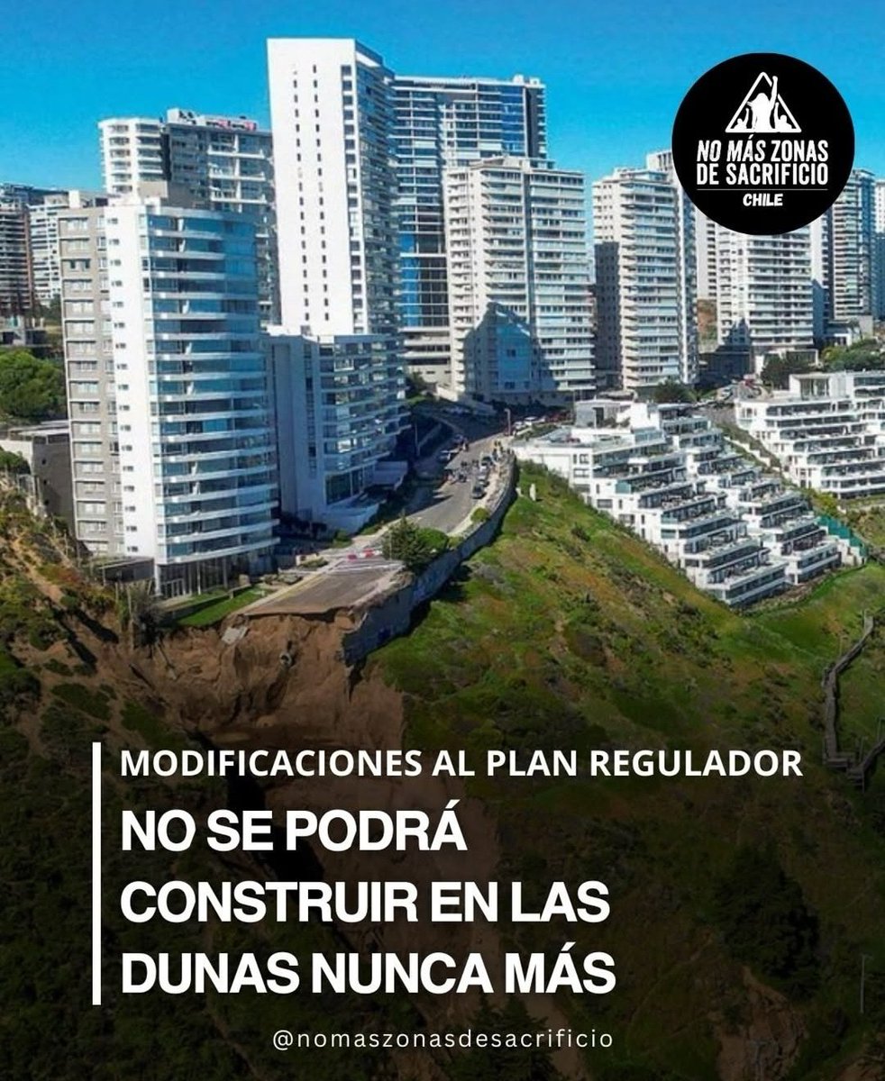 MUNICIPIO DE CON CON AVANZA EN MODIFICACIONES AL PLANO REGULADOR.
NO SE PODRA CONSTRUIR MAS EN LAS DUNAS 
#NoMasZonasDeSacrificio