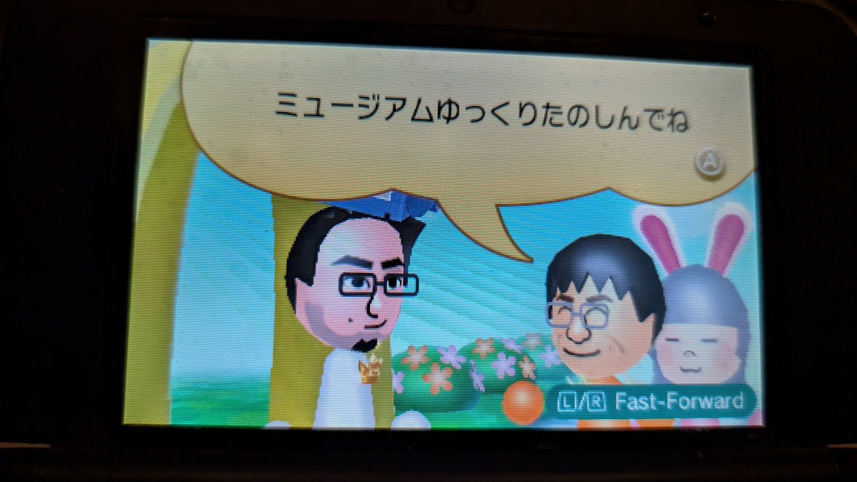 Additionally, you can get a 3DS StreetPass with 3 special Miis at