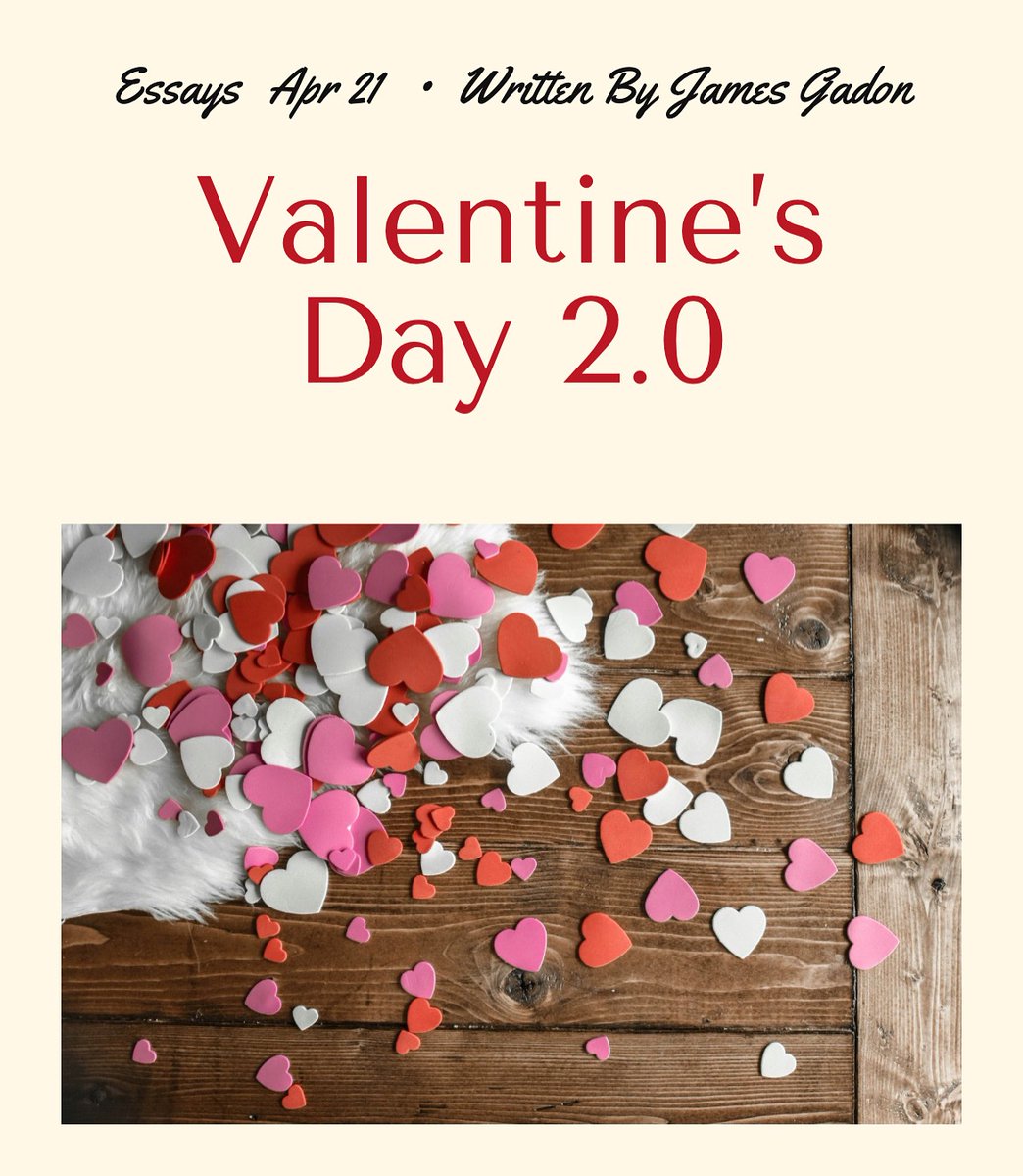 Thanks to @littleoldlady__ for publishing Valentine’s Day 2.0 - an extremely important and timely piece! #comedy #humor littleoldladycomedy.com/all-works/vale…