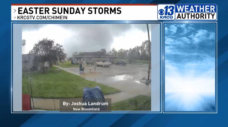 NWS survey team rated the New Bloomfield tornado an EF-2. It briefly had estimated 120 mph winds just north of County Rd 362 before weakening. krcgtv.com/news/local/new…
