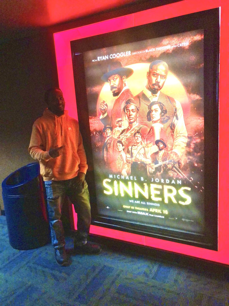 Jpurley's tweet photo. New Release 🚨#Sinners Good Watch 🔥👌🏾Solo posted at Noon i enjoy myself.. https://t.co/Nxtwir0zVo
