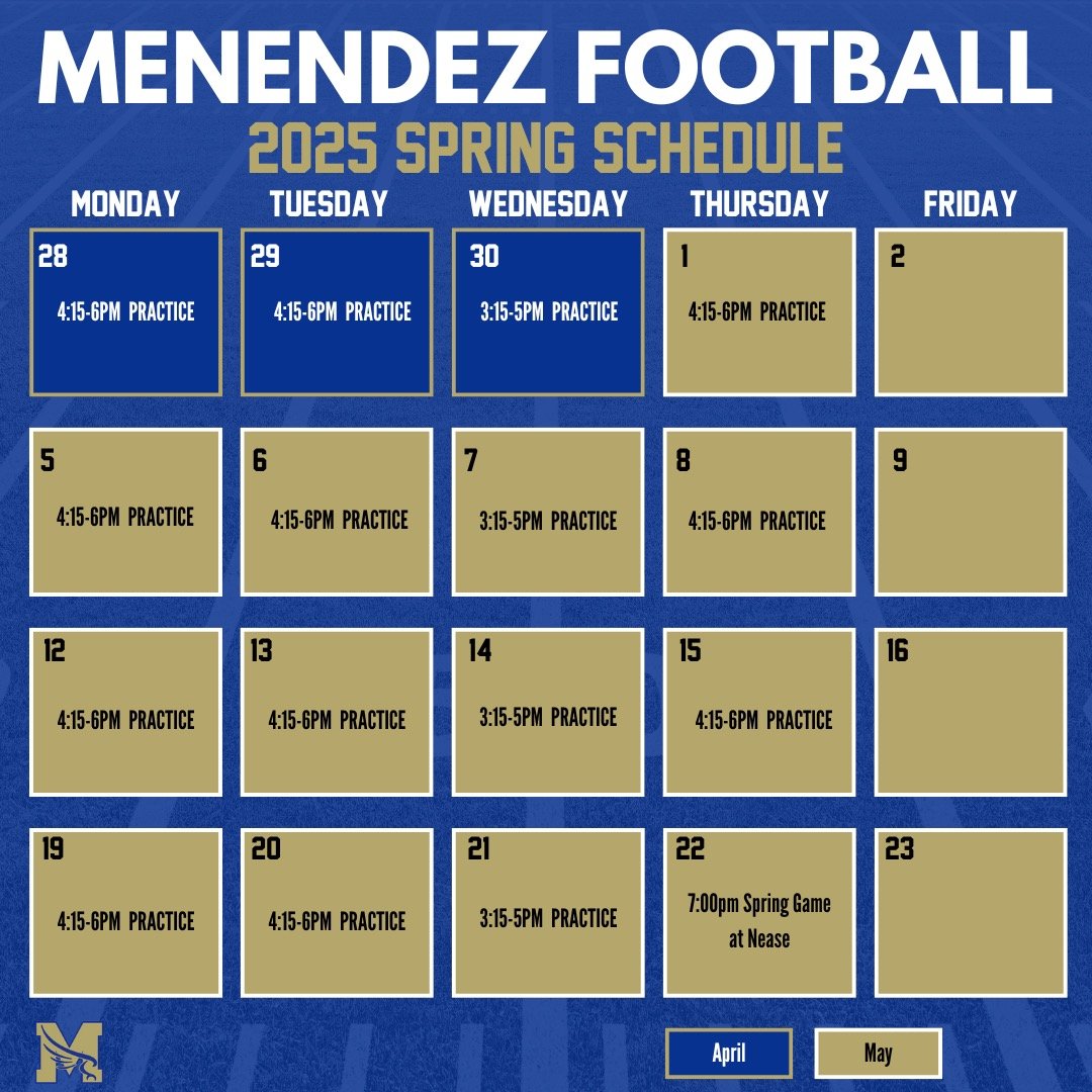 Chad Jamison (@np_florida) on Twitter photo College coaches, be sure to stop by <a href="/MenendezFootba1/">Menendez Football</a>
and visit with Coach <a href="/_Coach_Rivers/">Anthony Rivers</a> when you're recruiting Florida this spring! College coaches, be sure to stop by <a href="/MenendezFootba1/">Menendez Football</a>
and visit with Coach <a href="/_Coach_Rivers/">Anthony Rivers</a> when you're recruiting Florida this spring!