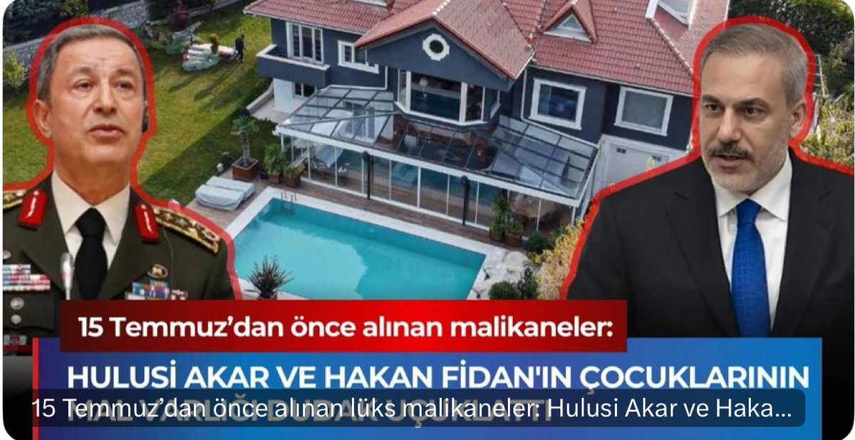 Bir memur maaşıyla o evler, o villalar alınamayacağına göre herkes değirmenin suyunu merak ediyordur, değil mi? Yoksa hırsızlığı kanıksayacak kadar şerefsiz mi oldunuz?