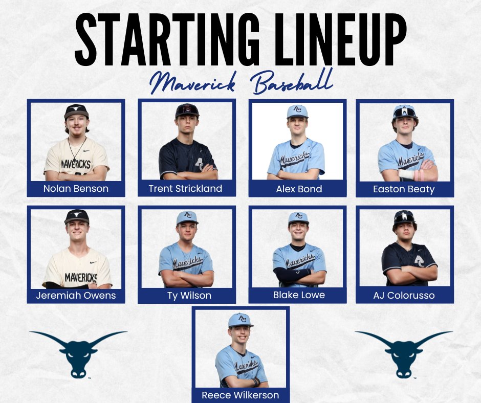 ACHSMAVBaseball's tweet image. Game 1 lineup vs. Scott County!
#MavsBSB🤘⚾