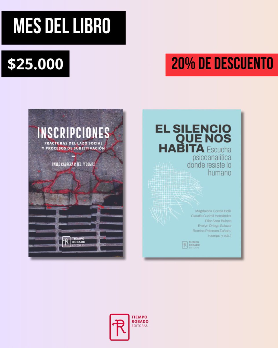 ¿Sabías que tenemos pack de libros con descuento? Todo en tiemporobadoeditoras.cl