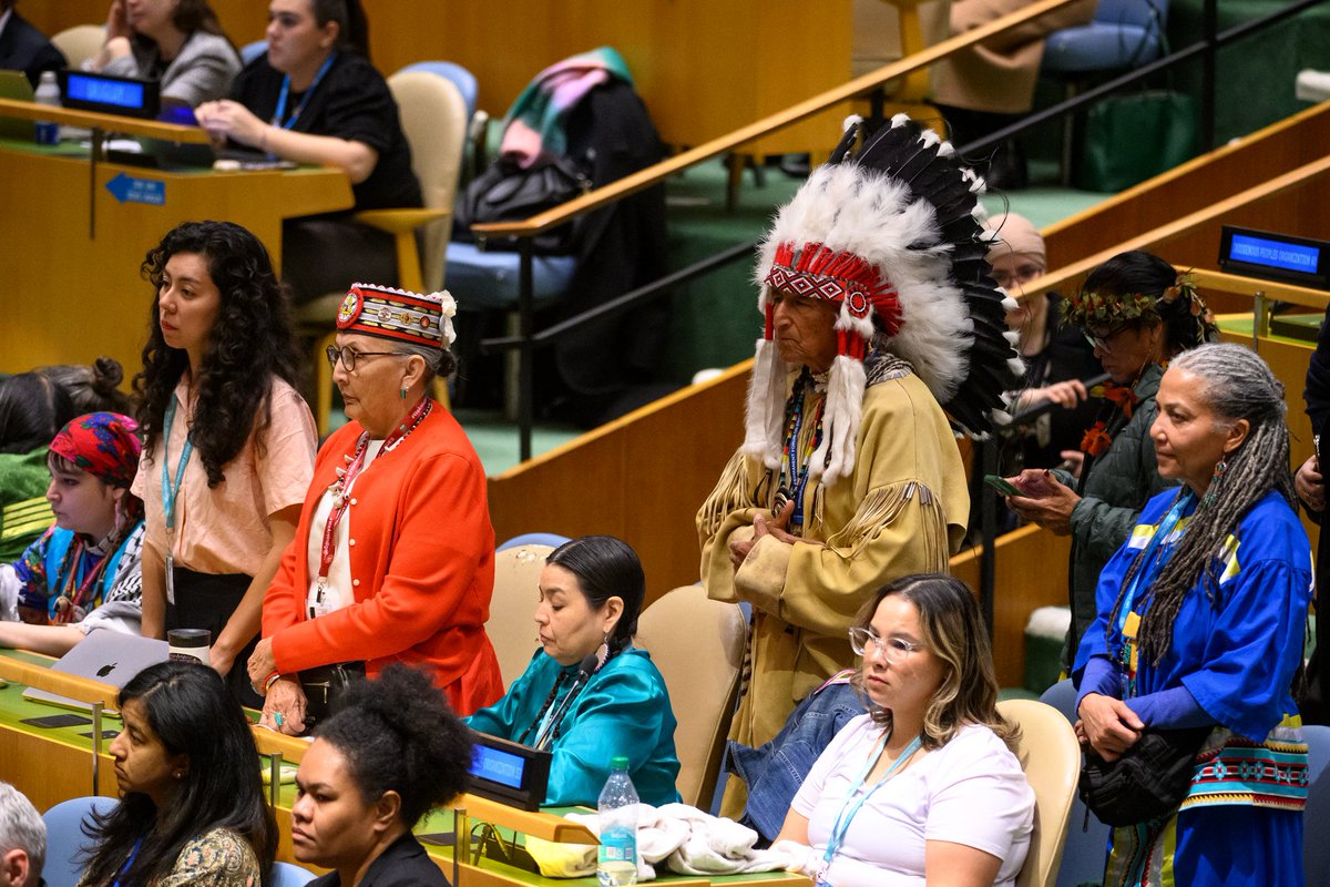 António Guterres (@antonioguterres) on Twitter photo Upholding the dignity and worth of every person is central to the work and mission of the <a href="/UN/">United Nations</a>.
It is our essence.
And because it is at our core, we say loudly and clearly:
The individual and collective rights of Indigenous Peoples are non-negotiable. Upholding the dignity and worth of every person is central to the work and mission of the <a href="/UN/">United Nations</a>.
It is our essence.
And because it is at our core, we say loudly and clearly:
The individual and collective rights of Indigenous Peoples are non-negotiable.