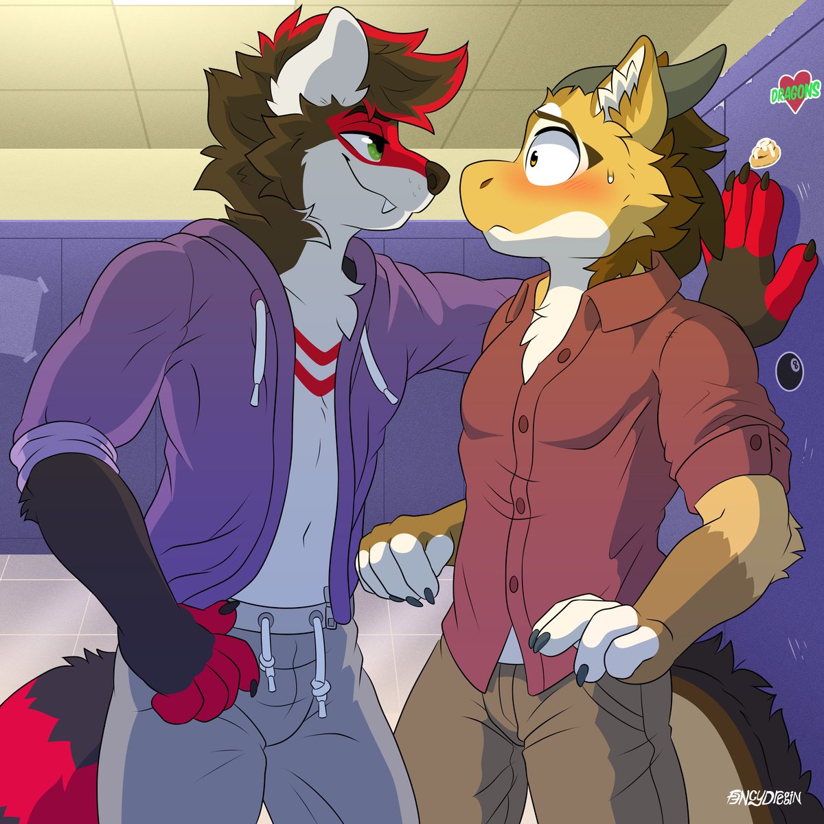 FencyDregin ๐ฒ (@fencydregin) on Twitter photo This raccoon just *had* to be a big tease in the locker room...
Finished commission for <a href="/LeviTheFuzzball/">Levi The Fuzzball</a>
#Fursona #furry #furryart #furryartwork #Commission This raccoon just *had* to be a big tease in the locker room...
Finished commission for <a href="/LeviTheFuzzball/">Levi The Fuzzball</a>
#Fursona #furry #furryart #furryartwork #Commission