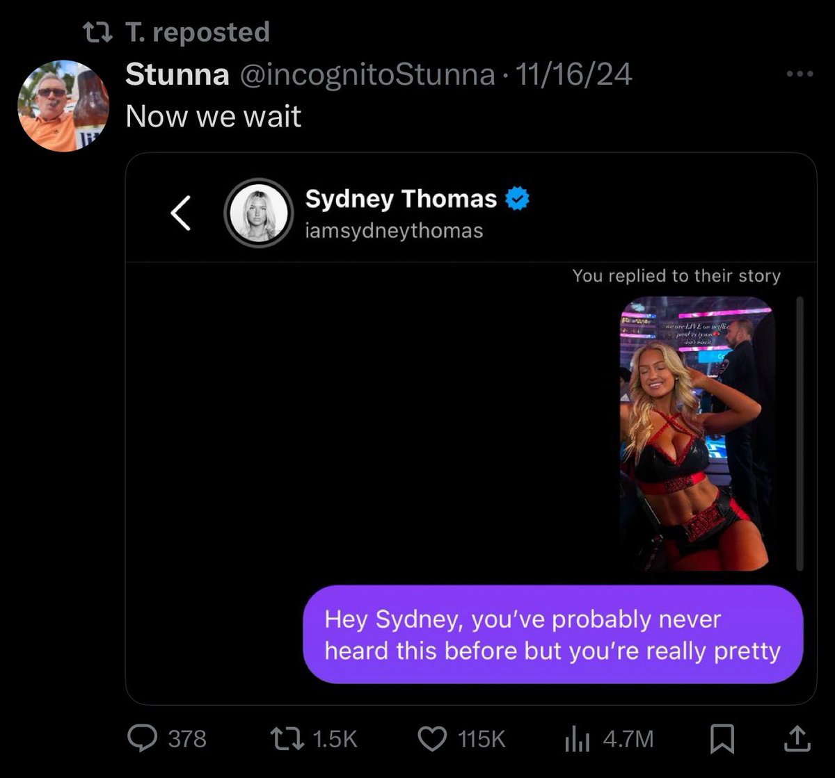 Rod_shots's tweet photo. @Tbtracer96 @michaeldds @RBR_Daily “Touch grass” while you’re reposting shit like this lol. Fucking loser https://t.co/Ov911mQGyf