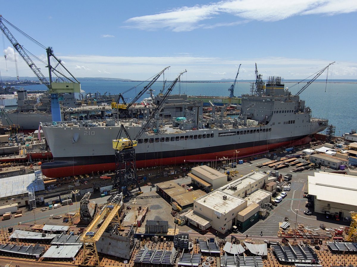 It’s christening week and the flag is flying high!🎇

We’re counting down to a weekend of celebration as we launch the future USNS Sojourner Truth (T-AO 210) and mark another proud achievement for our shipbuilders.