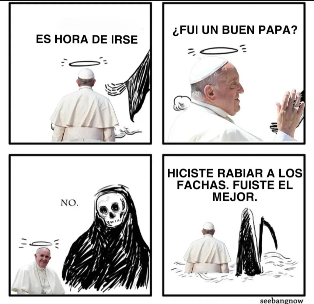 redenthor2's tweet photo. Nunca la iglesia estuvo más cerca de la true cristianidad que con Francisco.
Se le extrañará. https://t.co/2zvUOqBSq5