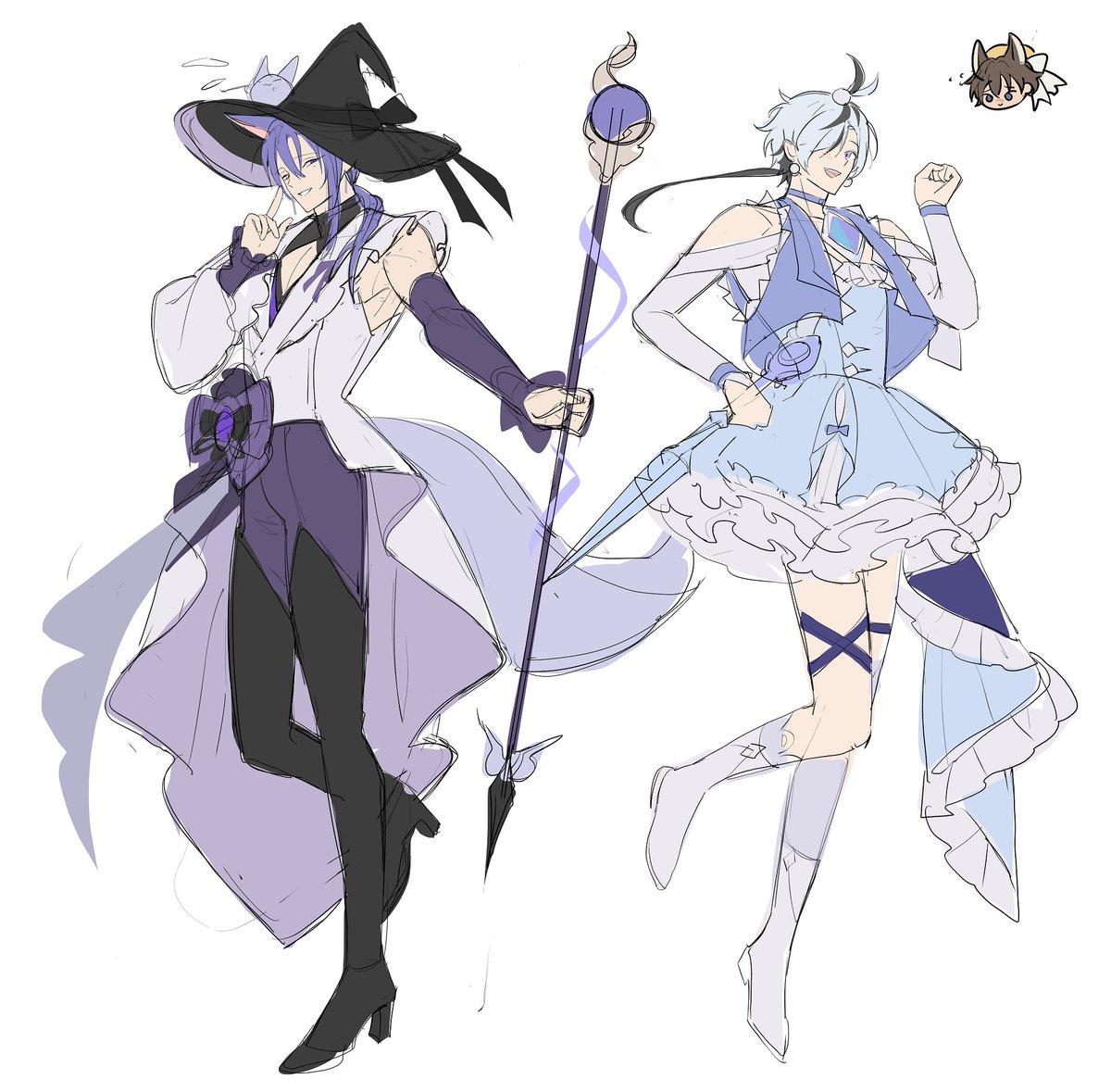 renan_blu's tweet image. 🧙‍♀️✨

#NUcarnivalfanart