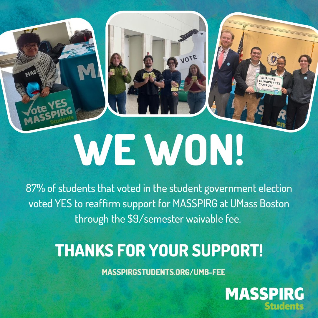 @MASSPIRG_UMB tweet media