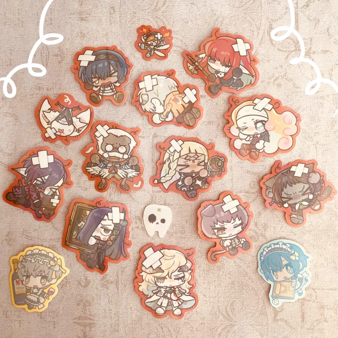 thank you for the lovely metaphor charms!! including the stickers was so kind i'm so happy to receive them!!!