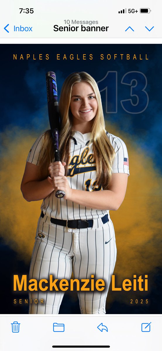 Naples High Softball (@naples_softball) on Twitter photo 💙💛SENIOR SPOTLIGHT💛💙 Our 2nd of our 4 seniors is Mackenzie Leiti. Mackenzie will attend FGCU this fall to study and play D1 softball! Her hobbies include: working out, playing beach volleyball, meeting new people and hanging out with friends. <a href="/MackenzieLeiti/">Mackenzie Leiti</a> 💙💛SENIOR SPOTLIGHT💛💙 Our 2nd of our 4 seniors is Mackenzie Leiti. Mackenzie will attend FGCU this fall to study and play D1 softball! Her hobbies include: working out, playing beach volleyball, meeting new people and hanging out with friends. <a href="/MackenzieLeiti/">Mackenzie Leiti</a>