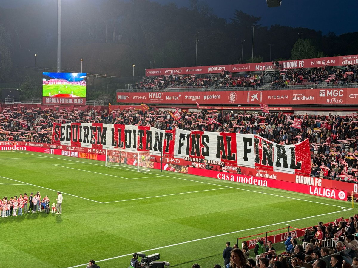 L’afició ha respost a Montilivi, l’equip no. Dijous i fins al final, els 11 que tinguin la responsabilitat d’assumir la situació.