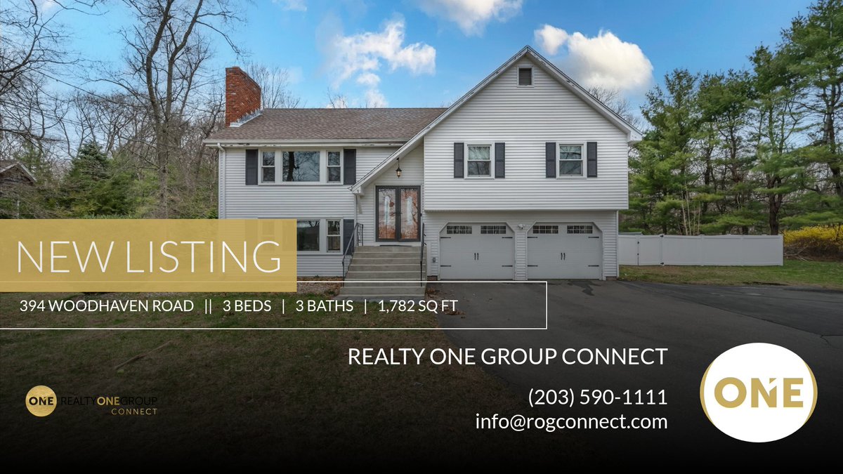 rogconnect's tweet image. 📍 New Listing 📍 Take a look at this fantastic new property that just hit the market located at 394 Woodhaven Road in Glastonbury. Reach out here or at (203) 747-1358 for more information

Realty ONE Group Connect
A Modern, Lifest... homeforsale.at/394_WOODHAVEN_…