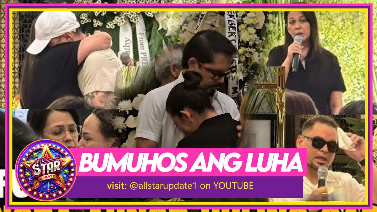 AllStarUpdate1's tweet photo. MGA ANAK NI NORA AUNOR BUMUHOS ANG LUHA SA KANYANG HULING GABI, DINAGSA ... https://t.co/EJGagXlGvU via @YouTube https://t.co/aVIS8Qfz9F