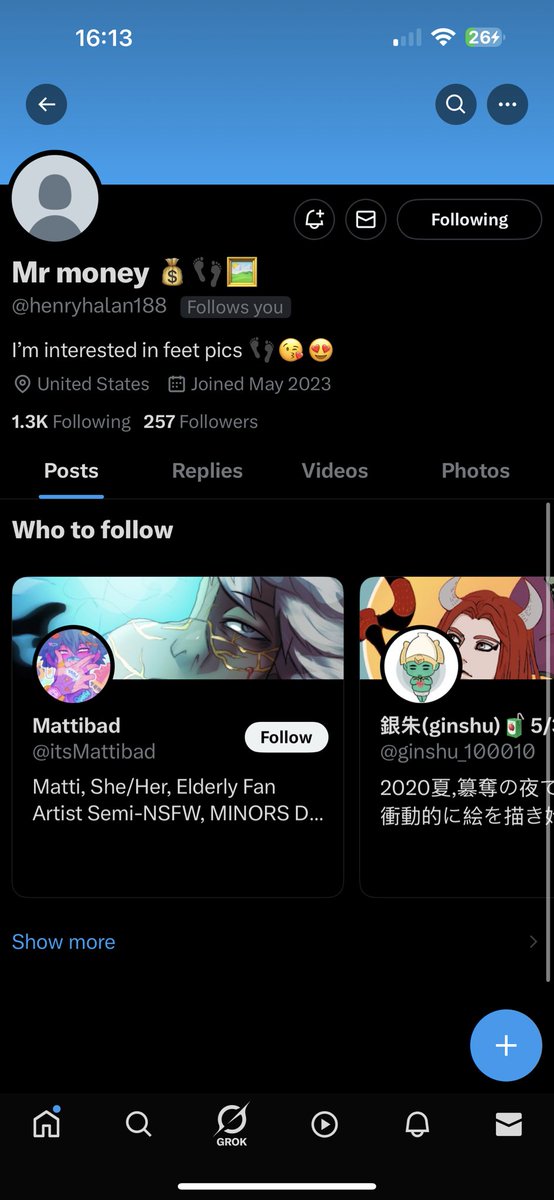 Another scammer. Actually wanted me to send half his content before payment which I understood at first cause you can’t be sure who’s real, and then he tried to scam me with cashapp asking for a “voucher”. Do they think we’re all stupid? lol