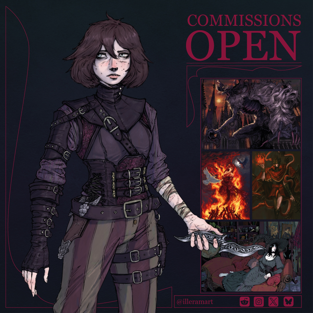 illeramart's tweet image. Hi everyone!

I&apos;m doing character commissions

Feel free to DM me!