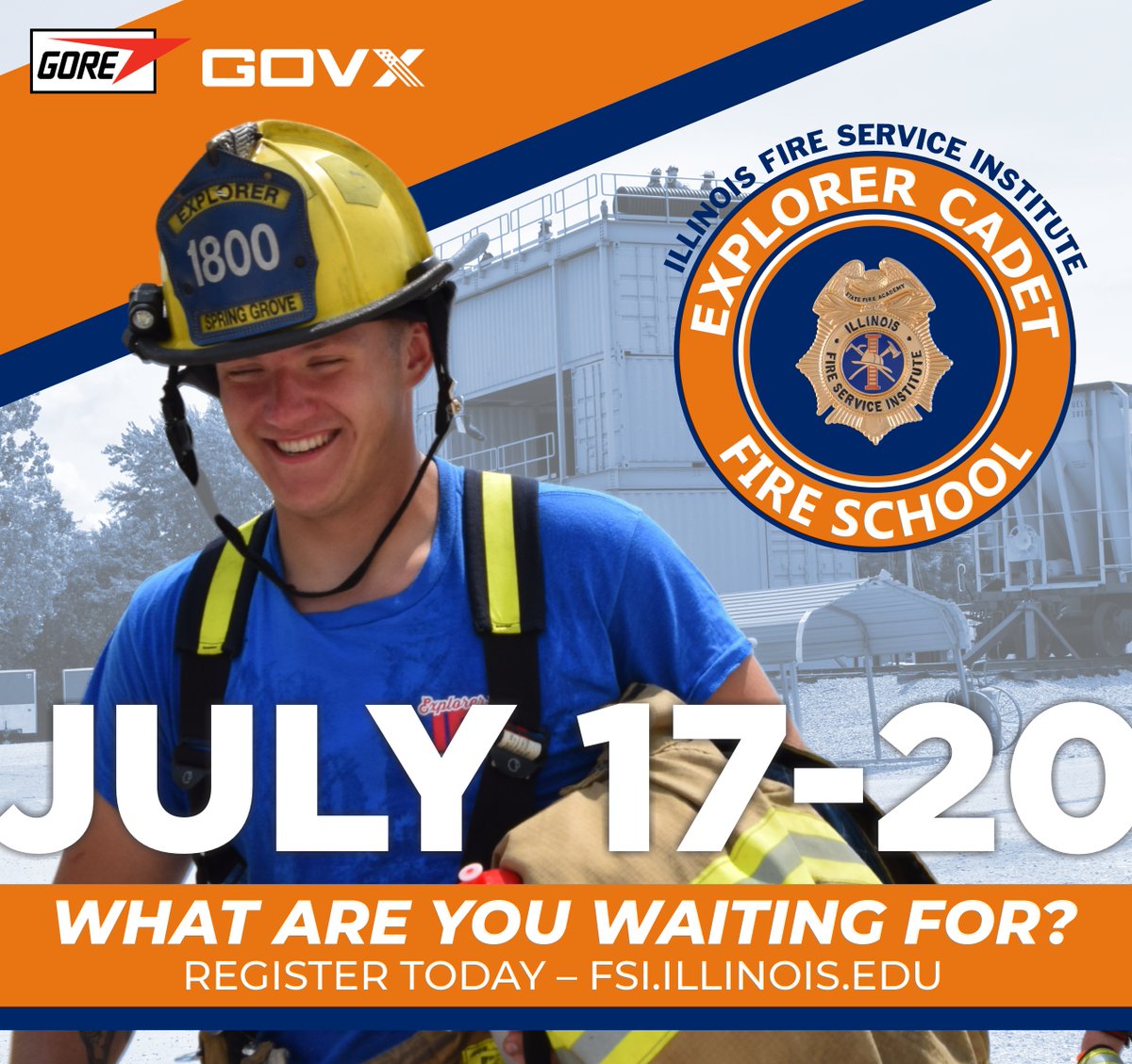 This is a valid question -- what are you waiting for? 
This annual training event is open to explorers, cadets, and Jr firefighters ages 15-20. #weareIFSI