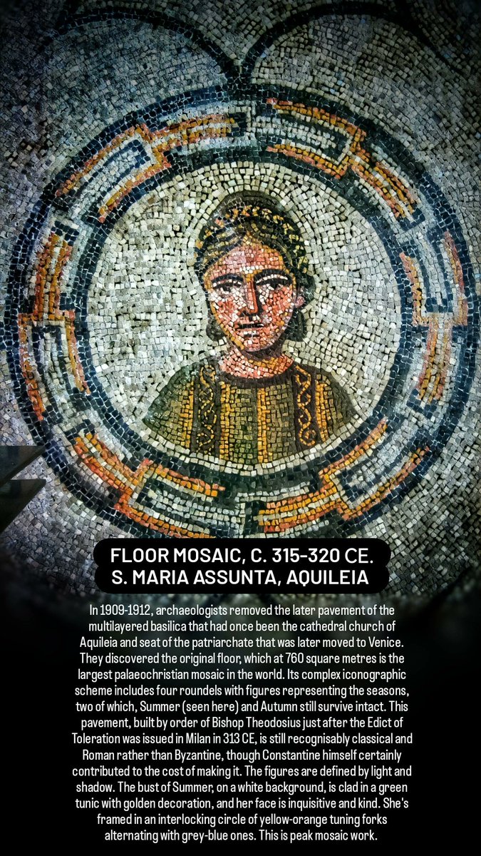 antmoose's tweet image. #MosaicMonday takes us up to #Aquileia on the coast of #Friuli #Venezia #Giulia to look at one of the most magnificent #mosaic pavements in the history of the #empire of #Rome.