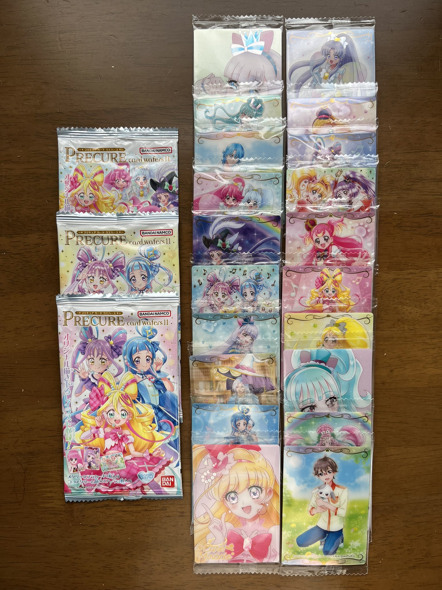 匿名配送】プリキュア ウエハース 11 わんぷり ニャミー リリアン
