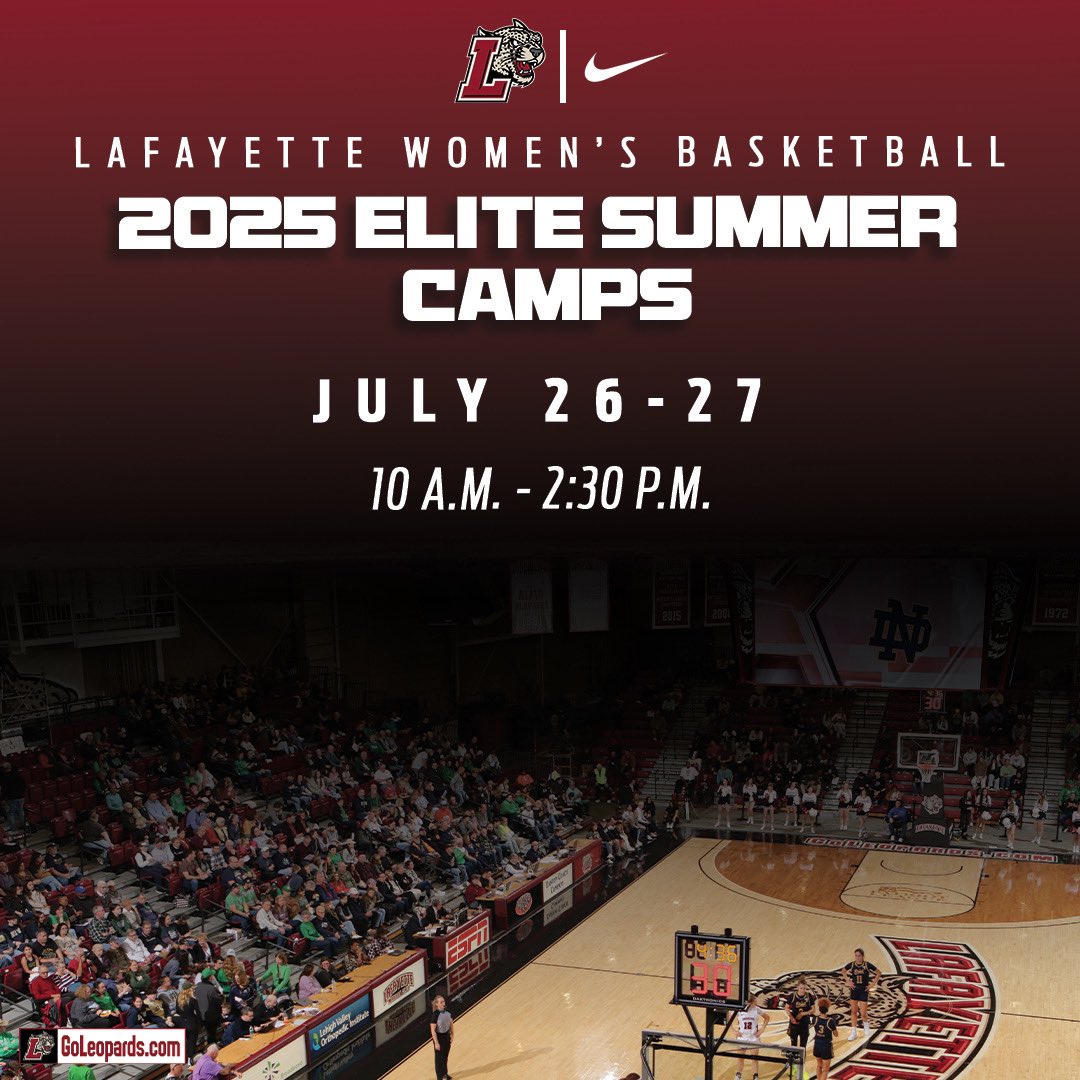 Lafayette WBB (@lafayettewbb) on Twitter photo 🚨CAMP IS LIVE🚨
Camp is Right Around the Corner! Don’t miss out on 2 chances to get in the Gym with us this Summer! These are separate camps and you can choose to attend 1 or both if you like! Registration is now LIVE, click the link below to register!
…ewomensbasketballcamps.totalcamps.com/shop/EVENT 🚨CAMP IS LIVE🚨
Camp is Right Around the Corner! Don’t miss out on 2 chances to get in the Gym with us this Summer! These are separate camps and you can choose to attend 1 or both if you like! Registration is now LIVE, click the link below to register!
…ewomensbasketballcamps.totalcamps.com/shop/EVENT