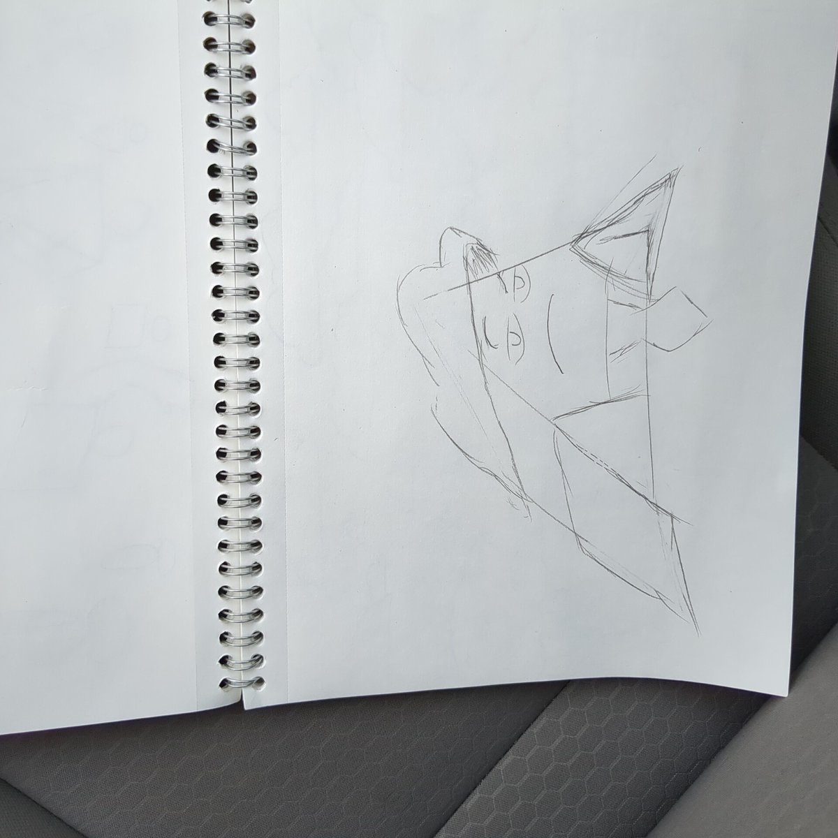 Day 16 somebody at work told me to draw a character that is just a triangle. So here ya go.