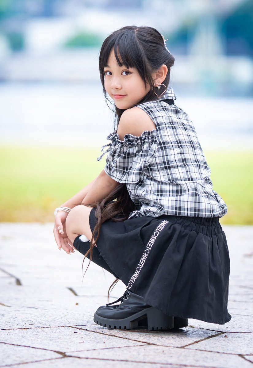 うらちゃん（JS3）公園にて😊 #うら #長崎超絶美少女隊 @ReiRui9