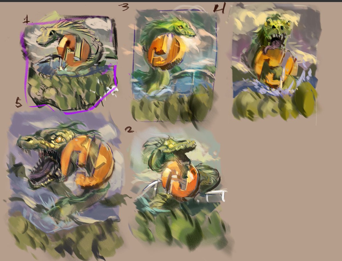 Clientwork illustration concept sketches…