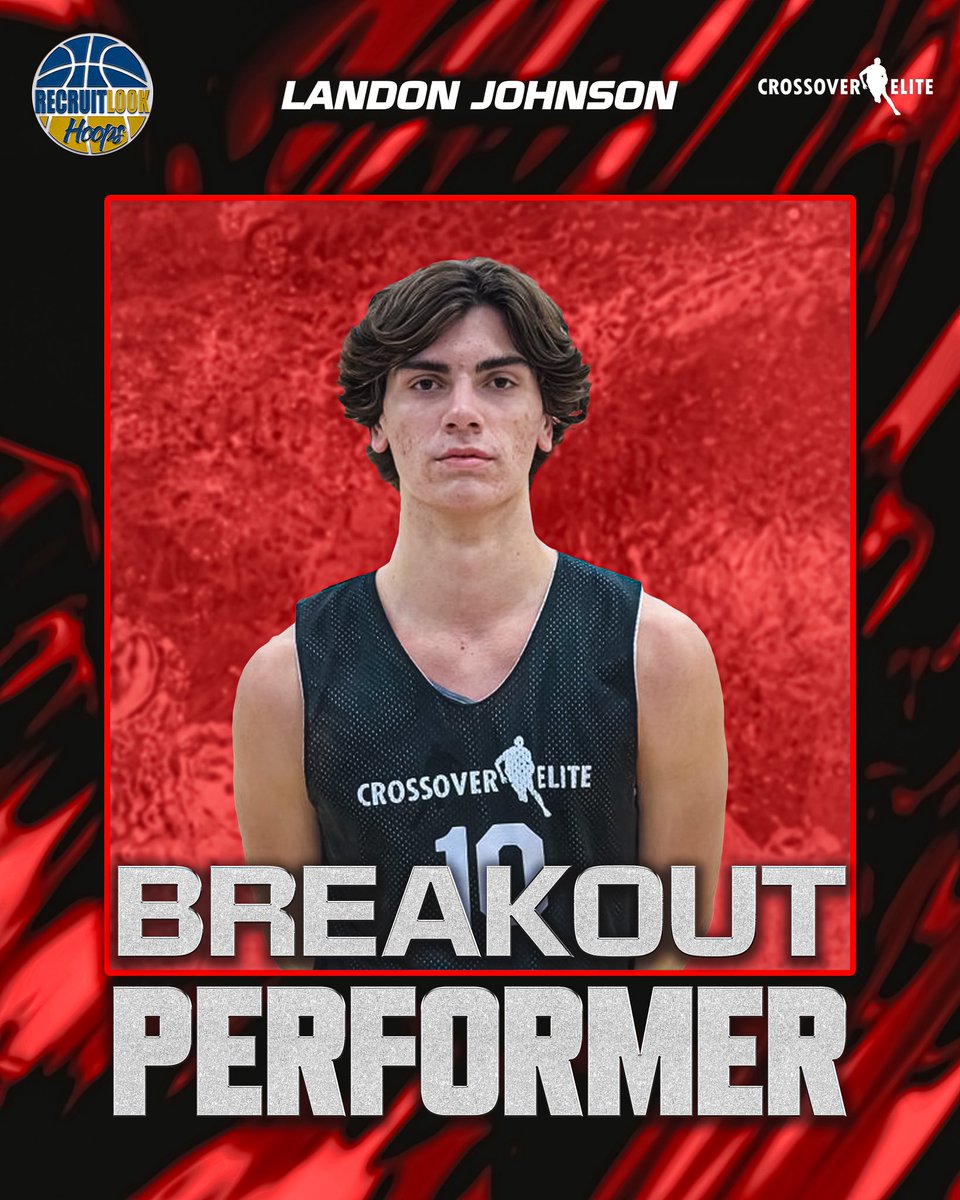 2026 | Landon Johnson | #RLHoops

Johnson was integral in the comeback victory over the SW IL Jets on Day 3 (74–67). 

His 24p, 11r, 5a production was well timed!  Battling back from a double digit deficit. Crossover Elite extending its defensive pressure, disrupting the Jets