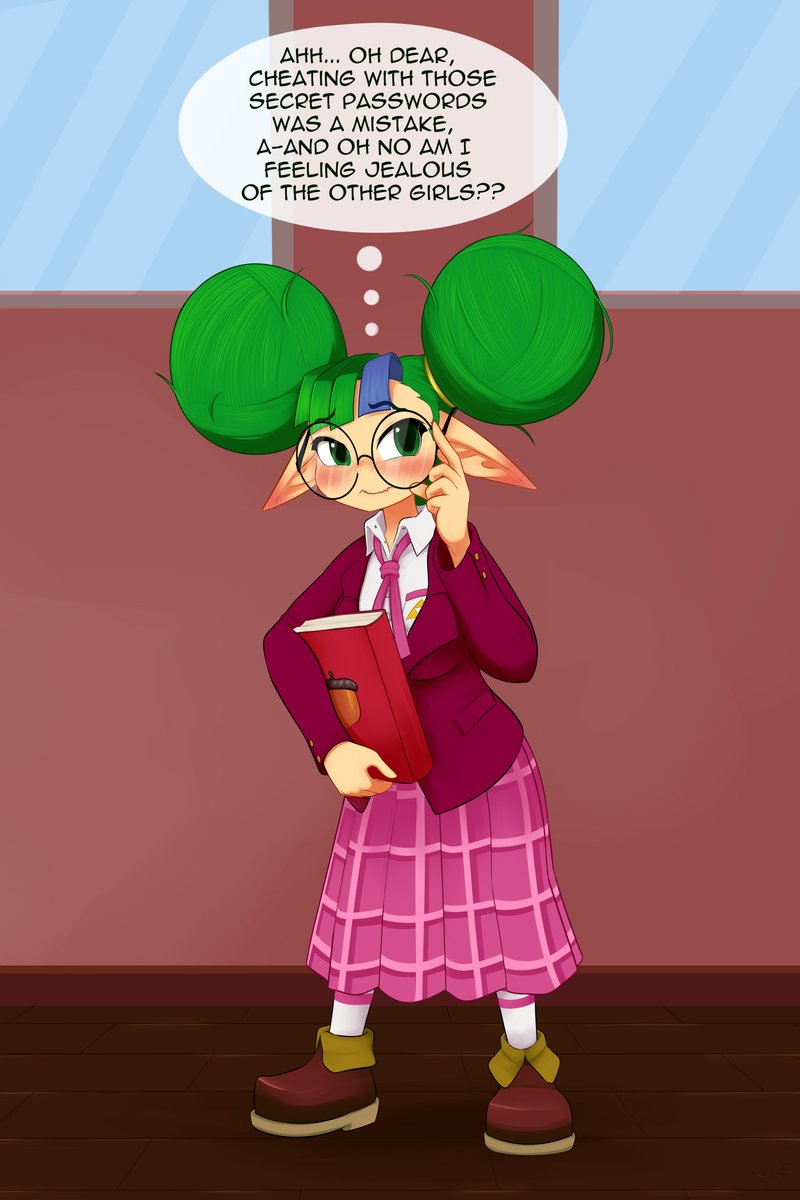 Side thing to the Oracle of Ages / Seasons, adding in a third Character TF, <a href="/McGack1/">McGack🔞</a> turned into Farore, a very nerdy Farore that is, jealous of the more popular girls.