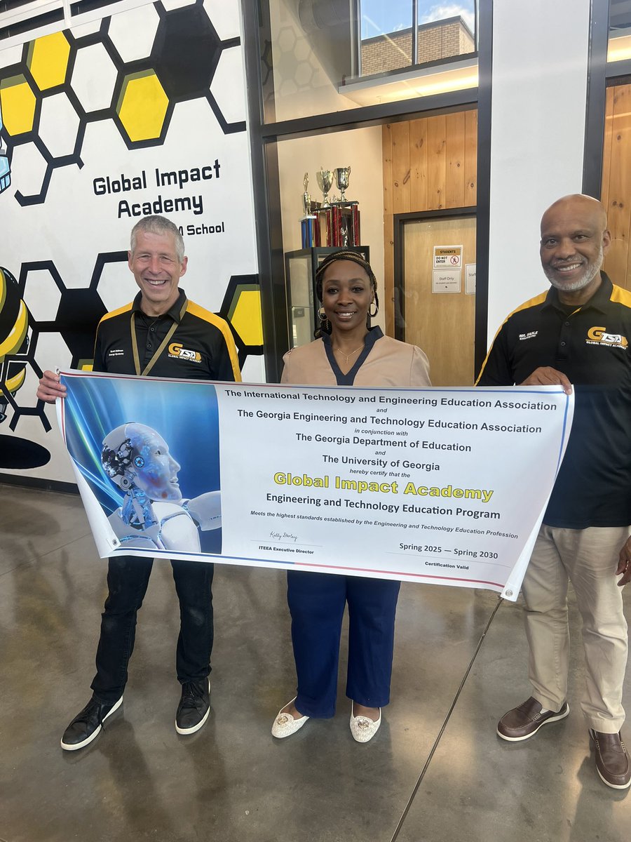 Johnathan Hall (@mrhall437) on Twitter photo Today was indeed a special day at <a href="/GlobalImpactAc1/">Global Impact Academy</a>! Big congratulations to our Engineering Department for receiving official industry certification from the <a href="/georgiadeptofed/">Georgia Department of Education</a>! We are beyond proud of the dedication our Engineering team and students have shown! <a href="/FultonCoSchools/">FultonCountySchools</a> Today was indeed a special day at <a href="/GlobalImpactAc1/">Global Impact Academy</a>! Big congratulations to our Engineering Department for receiving official industry certification from the <a href="/georgiadeptofed/">Georgia Department of Education</a>! We are beyond proud of the dedication our Engineering team and students have shown! <a href="/FultonCoSchools/">FultonCountySchools</a>