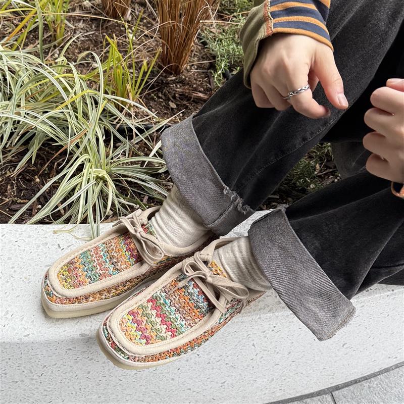 Clarks Wallabee Multi Raffia クラークス　ワラビー Clarks Original Men Wallabee Multi Raffia - MADE IN VIETNAM | eBay