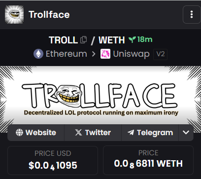 TrollEthereum's tweet photo. No bundle, no cabal, no insiders...

Just a bunch of #ETH degenerate $TROLL's who like to get Trolled by the #Ethereum Foundation...

We are mad bro.

https://t.co/5tH4OHtYCn https://t.co/OQUTuskPoE