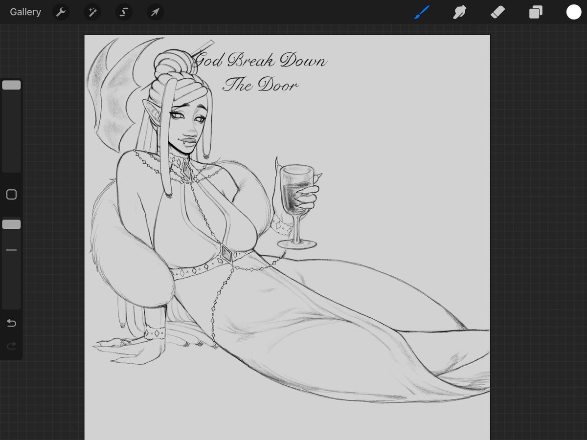 Kadr33ps's tweet photo. vampire lady in the works https://t.co/8YJVmd6tNG