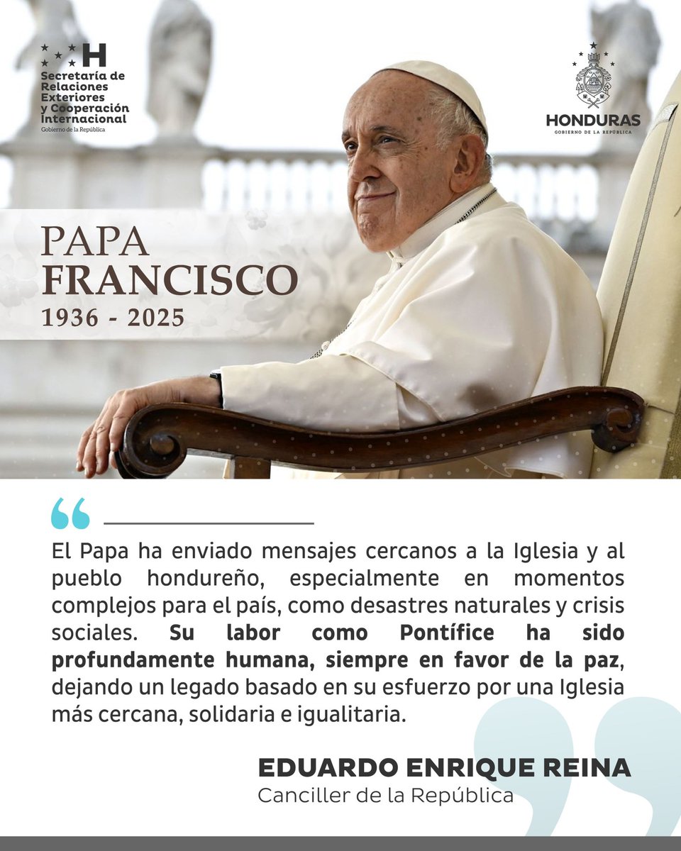 Cancillería Honduras tweet media