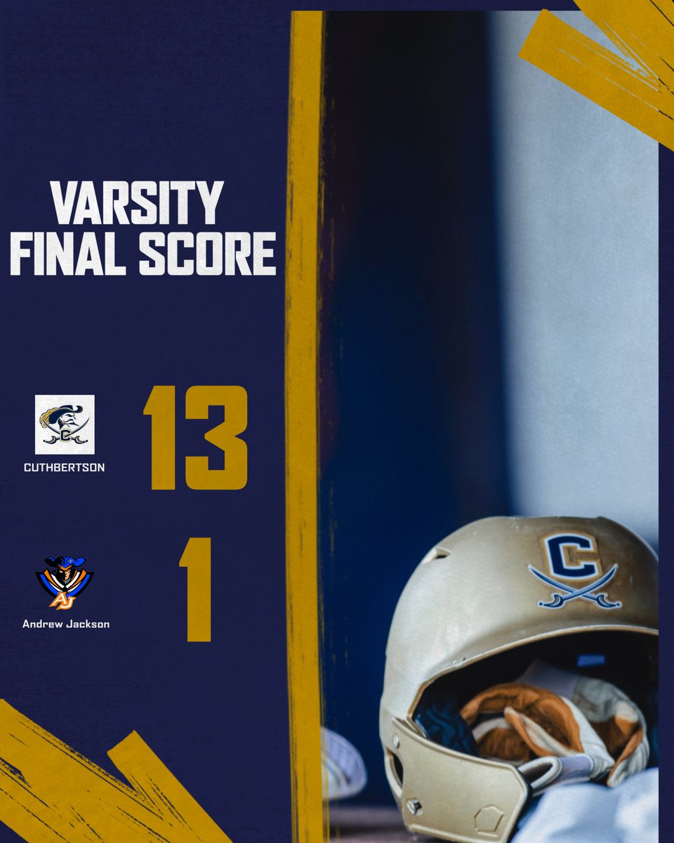 Cuthbertson Baseball (@cuttycavsbball) on Twitter photo Your CAVS get a win in GM1 of the Spring Break Tournament! Thanks to all who came out and showed their support!
<a href="/Cadenmatthews9/">Caden matthews</a> WP 2H 6K
<a href="/BraydenRich2025/">Brayden Richards</a> 2-2 3RBI 2B RS SB
<a href="/JacksonWaeghe/">Jackson Waeghe</a> 2-3 RBI RS
<a href="/jefferydstout/">Jeffery Stout</a> <a href="/CHS_Cavs/">CHS Cavs Athletics</a> <a href="/AGHoulihan/">Andrew G. Houlihan</a> <a href="/UCHOOPS/">Union County Hoops, Football, Baseball & Softball</a> <a href="/UCPSNCAthletics/">UCPS NC Athletics</a> <a href="/UCPSNC/">Union County Public Schools</a> Your CAVS get a win in GM1 of the Spring Break Tournament! Thanks to all who came out and showed their support!
<a href="/Cadenmatthews9/">Caden matthews</a> WP 2H 6K
<a href="/BraydenRich2025/">Brayden Richards</a> 2-2 3RBI 2B RS SB
<a href="/JacksonWaeghe/">Jackson Waeghe</a> 2-3 RBI RS
<a href="/jefferydstout/">Jeffery Stout</a> <a href="/CHS_Cavs/">CHS Cavs Athletics</a> <a href="/AGHoulihan/">Andrew G. Houlihan</a> <a href="/UCHOOPS/">Union County Hoops, Football, Baseball & Softball</a> <a href="/UCPSNCAthletics/">UCPS NC Athletics</a> <a href="/UCPSNC/">Union County Public Schools</a>