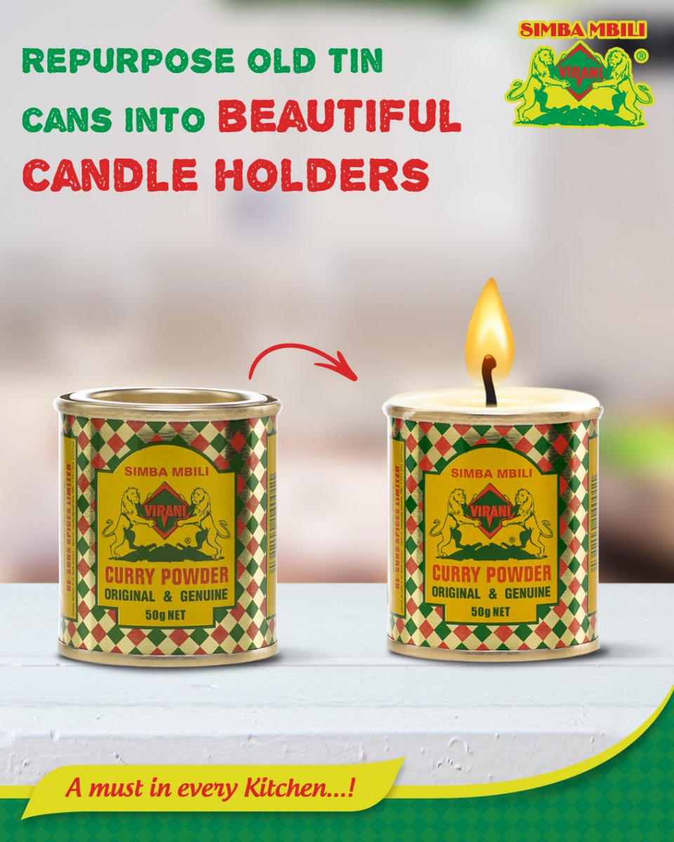 simbambilispice's tweet image. In the spirit of Earth Day, we're sharing a simple and creative way to reduce waste and add a touch of eco-chic to your home. Repurpose old tin cans into beautiful candle holders. #EarthDay2024 #SustainableLiving #EcoConscious #Upcycling #GreenLiving