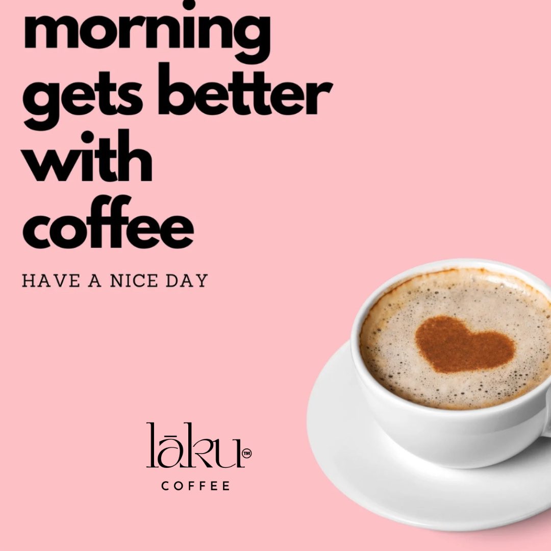 lakucoffee60's tweet image. Good morning, coffee lovers! ☀️ Couldn't agree more that "morning gets better with a cup of coffee.
#Lāku #lakucoffeespanish #newproductdrop #comingsoon #lākufan #lākucommunity #CoffeeLovers #coffeebreak #coffeelover #coffeeart #coffeeshop #coffeetime #coffee #viral