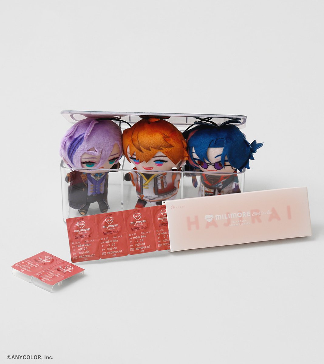 にじさんじ 3SKM 魁星 エバーカラー カラーコンタクト ケース トレカ付 にじさんじ 3SKM 魁星 エバーカラー カラーコンタクト ケース トレカ付