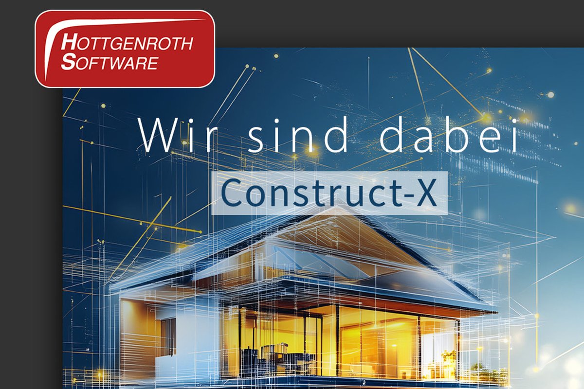 Digitale Standards, Werk­zeu­ge und Ab­läu­fe: Hottgenroth Software beteiligt sich bei dem Forschungsprojekt Construct-X für die Digitalisierung des Bauwesens an der Entwicklung digitaler Lösungen. dlvr.it/TKHpZx