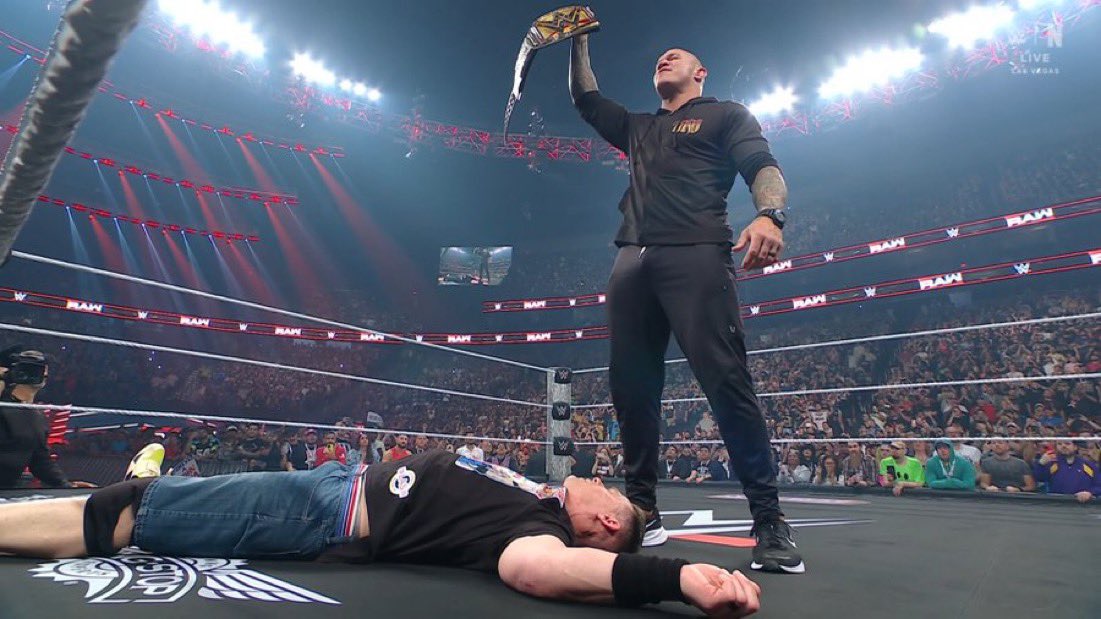 WrestleOps's tweet image. This years RAW After ‘Mania:

• Randy Orton RKO’s John Cena
• Liv Morgan and Raquel regain the Tag Titles
• Becky Lynch turns on Lyra Valkyria
• Rusev returns
• Stephanie Vaquer v IYO SKY
• Roxanne Perez and Giulia surprise appearance
• World Champ Jey, Jimmy, and Sami…